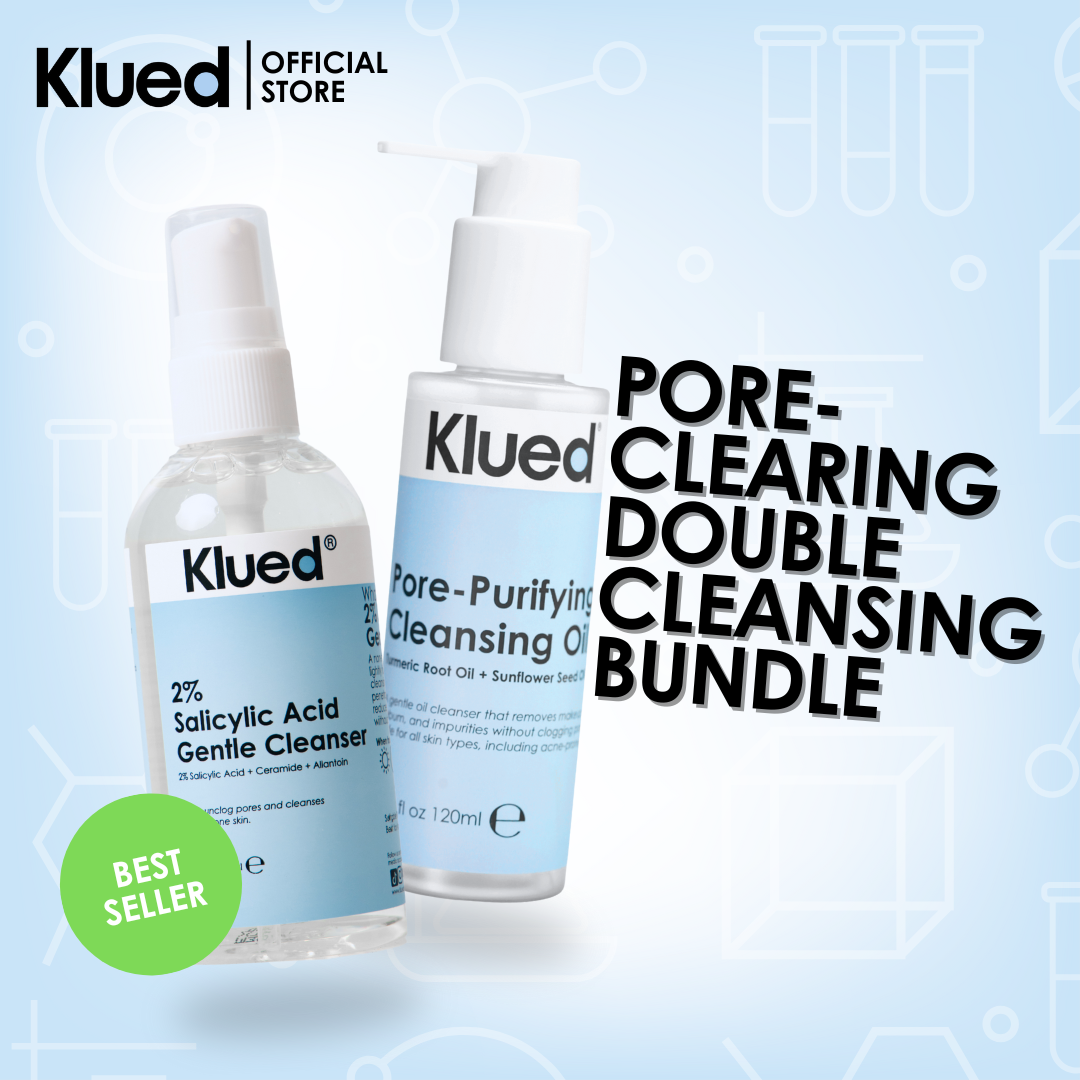 [BUNDLE 1] Klued  2% Salicylic Acid Gentle Cleanser 120ml + Pore-Purifying Cleansing Oil