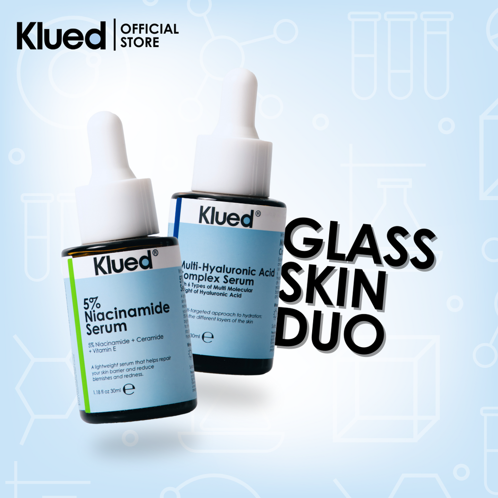 [BUNDLE 2] Klued 5% Niacinamide Serum + Multi-Hyaluronic Acid Complex Serum
