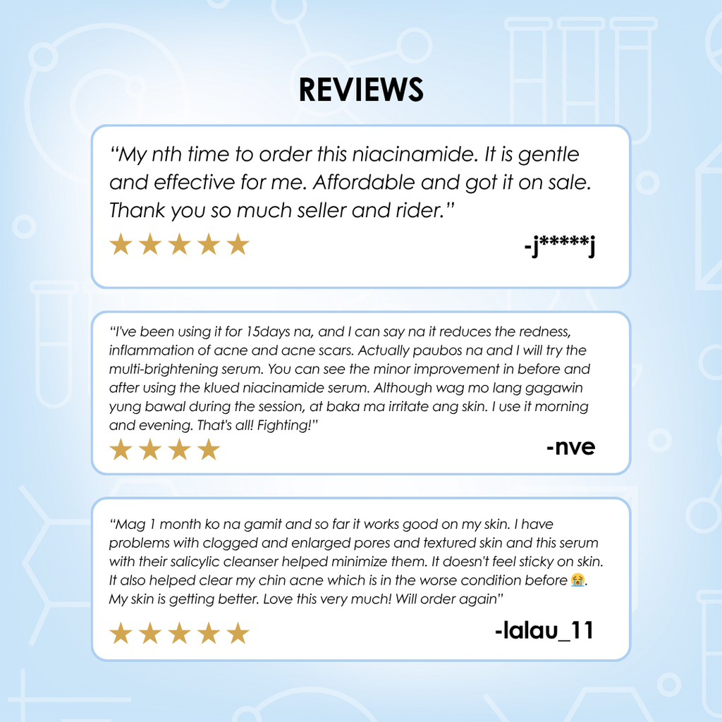 [BUNDLE 17] Klued 0.5% Retinol Serum + 5% Niacinamide Serum