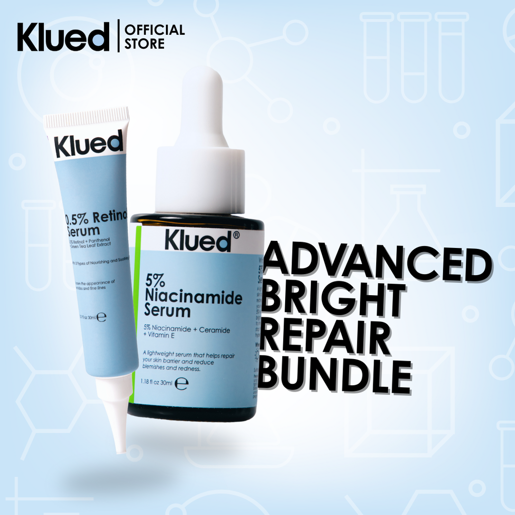 [BUNDLE 17] Klued 0.5% Retinol Serum + 5% Niacinamide Serum