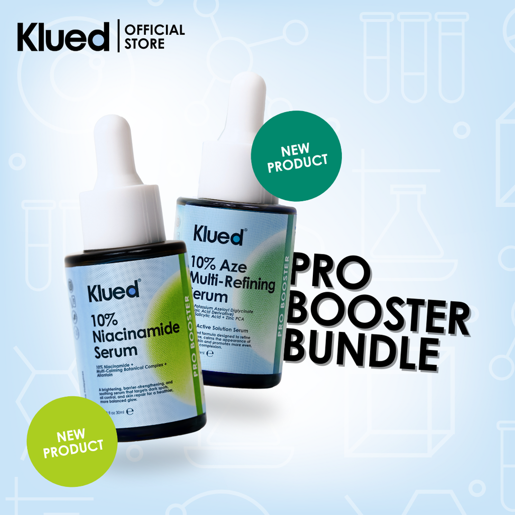 [BUNDLE 21] Klued 10% Niacinamide Serum + 10% Aze Multi - Refining Serum