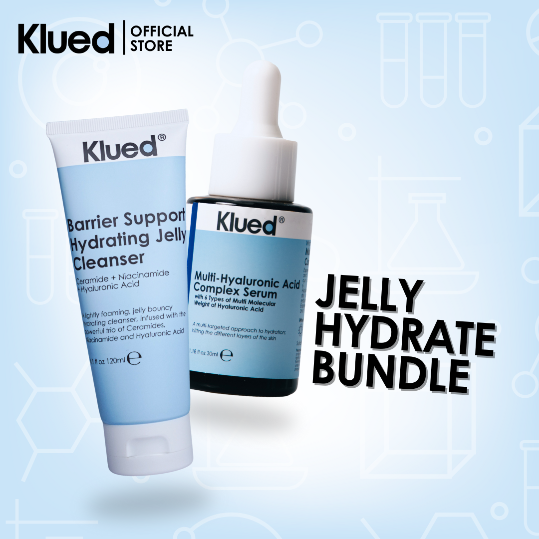[BUNDLE 42] New Barrier Support Hydrating Jelly Cleanser 120ml +  Multi-Hyaluronic Acid Complex Serum