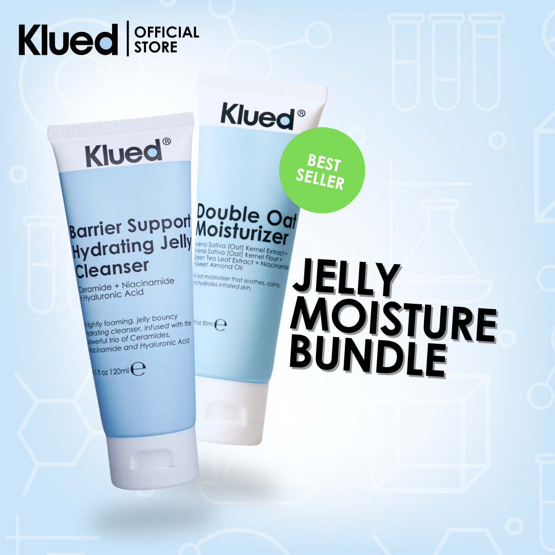 [BUNDLE 44] New Barrier Support Hydrating Jelly Cleanser 120ml + Double Oat Moisturizer 50ml