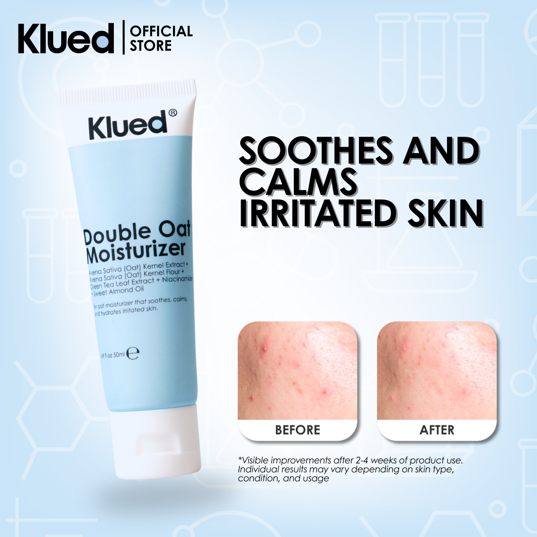 [BUNDLE 3] Klued Double Oat Moisturizer 50ml + Centella Asiatica Sunscreen 50ml