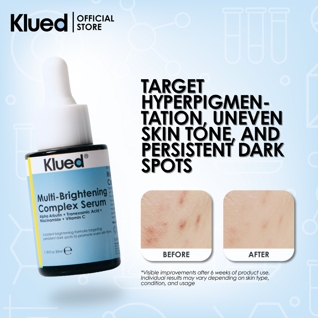 [BUNDLE 19] Klued Multi-Brightening Complex Serum + 10% Niacinamide Serum