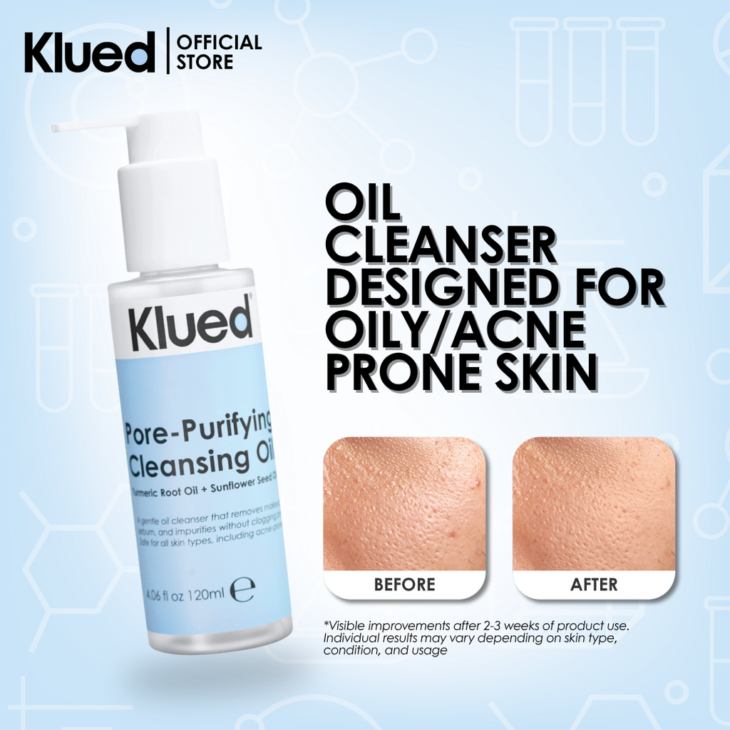 [BUNDLE 1] Klued  2% Salicylic Acid Gentle Cleanser 120ml + Pore-Purifying Cleansing Oil